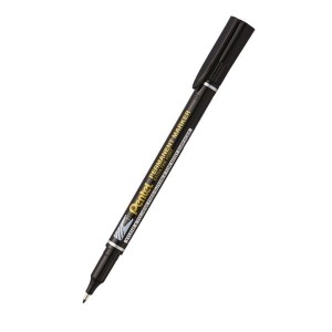 Marker foliopis/do CD 0,6-1,0mm F okrągły PENTEL NF450 czarny /NF450-A/