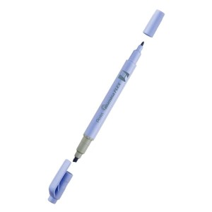 Zakreślacz dwustronny okrągły+ ścięty 1,0mm I 1,5mm-3,5mm PENTEL ILLUMINA FLEX SLW11P pastelowy niebieski /SLW11P-CE/