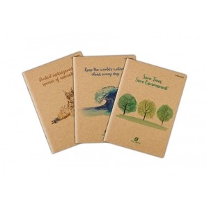 Zeszyt A4/60 kratka z marginesem TOP 2000 GO GREEN MIX 1szt. /400153378/
