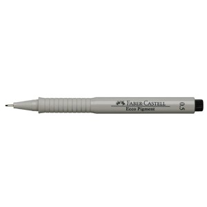 Cienkopis kreślarski 0,5mm FABER-CASTELL ECCO PIGMENT czarny /166599 FC/