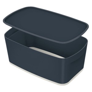 Pojemnik mały LEITZ MYBOX COSY z pokrywką szary /52630089/