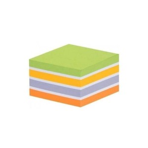 Notes samoprzylepny 75x75mm (76x76mm) 450 kartek energy intensywny mix kolorów TRES 1szt. /KOSE75/ZIEL/