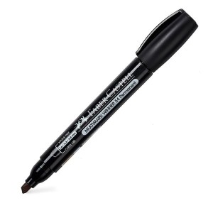 Marker permanentny ścięty 2-5mm FABEL-CASTELL 54 czarny 1szt. /157999 FC/
