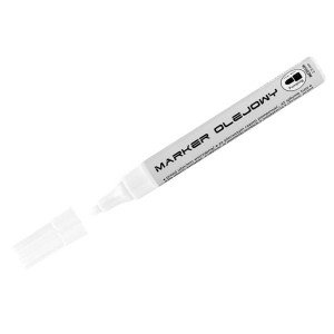 Marker olejowy 2,5mm TOMA ekonomiczny TO-420 biały /TO-42072/