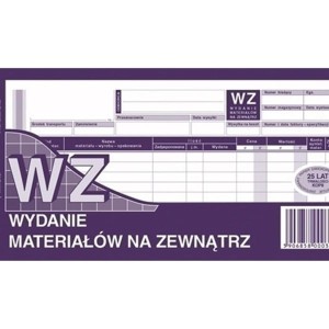 Druk "WZ" 1/3 A4 MICHALCZYK I PROKOP /351-8/