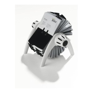 Wizytownik Obrotowy Durable Visfic Flip Na 400 Wizytówek Biały /241702/