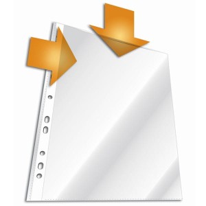 Koszulka zawieszkowa otwierana z boku i z góry A4 groszkowa DURABLE 10szt. /266319/