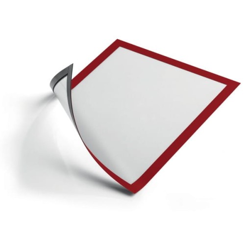 Ramka DURABLE magnetyczna A4 czerwona 5 sztuk.jpg