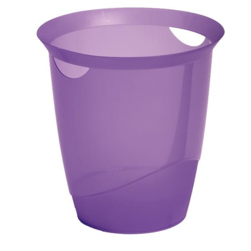 Kosz na śmieci DURABLE TREND transparentny fioletowy.jpg