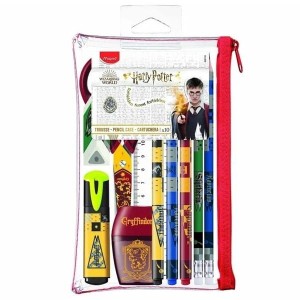 Piórnik/saszetka z wyposażeniem 10cz MAPED HARRY POTTER transparentny mix /899793/