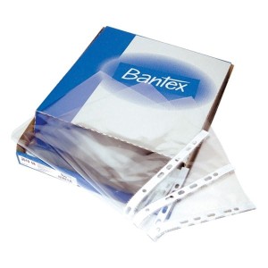 Koszulka zawieszkowa w pudełku a4 45mic krystaliczna BANTEX 100szt. /100550096/
