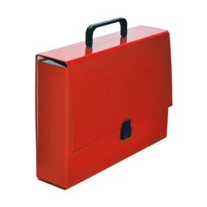 Teczka z rączką A4 8cm VP CLASSIC II czerwona  /305/01/