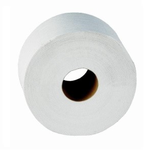 Papier toaletowy Jumbo Roll makulatura 2-warstwowy 120m biały 1szt. !brak dostępności!
