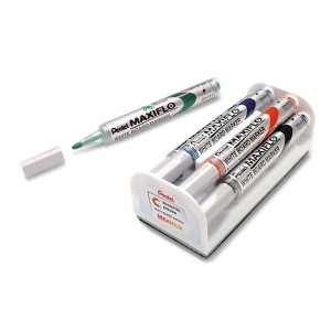 Marker suchościeralny z tłoczkiem okrągły 1,1-2,2mm PENTEL MAXIFLO MWL5S zielony 1szt. /MWL5S-D/