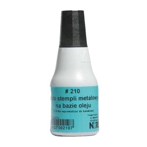 Tusz do stempli metal NORIS 210s czarny /NO210CA/