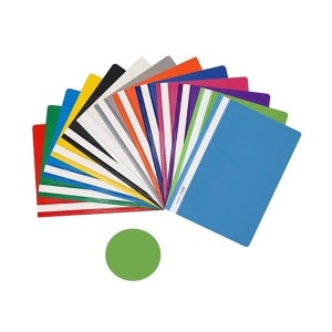 Skoroszyt zwykły A4 twardy BIURFOL zielony 1szt. /ST-01-02/