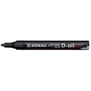 Marker olejowy okrągły 2,8mm DONAU czarny /7369001PL01/