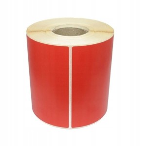 Etykiety na rolce termiczne 32x20mm 2000etykiet czerwone