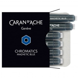 Naboje do piór CARAN D'ACHE CHROMATICS jasny niebieski 6szt. /CD8021-149/