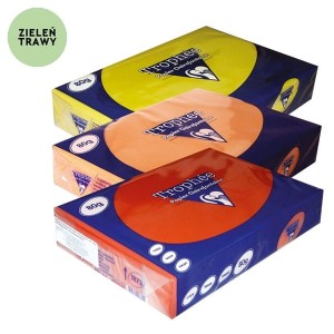 Papier ksero kolor A4/160 TROPHEE zieleń trawy 1107 250szt /XCA41107/