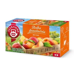 Herbata owocowa kopertowana TEEKANNE SWEET PEACH słodka brzoskwinia 20szt. /72324/