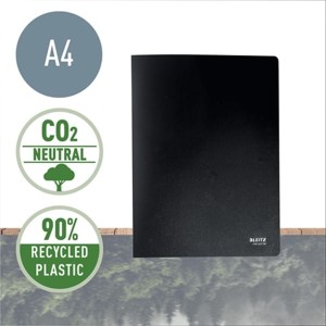 Teczka/album ofertowy A4/40 PP LEITZ RECYCLE czarny 1szt. /46770095/