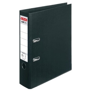 Segregator HERLITZ A4/80 MAX FILE PROTECT PLUS czarny /10834315/
