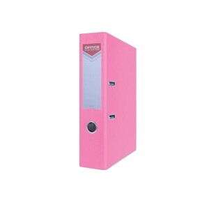 Segregator OFFICE PRODUCTS A4/75 z szyną OFFICER różowy /21011221-13/