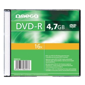 DVD-R 4,7GB X16 OMEGA SLIM 56818 /OMD16S/