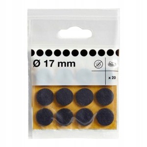 Podkładki filcowe 17mm 20szt. /15932/