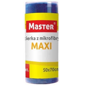 Ścierka z mikrofibry 40x40 MASTER MAXI granatowa 1szt. /S-048/