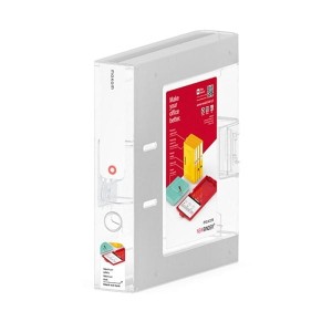 Segregator A4/70 z opcją plomby plastikowy NEW BINDER transparentny 1szt. /OR-1817TR/