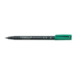 Marker foliopis/do CD 0,4mm S igłowa STAEDTLER LUMOCOLOR zielony  /S 313-5/