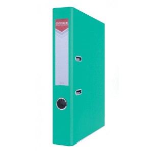 Segregator OFFICE PRODUCTS A4/55 Z SZYNĄ OFFICER turkusowy /21011121-12/