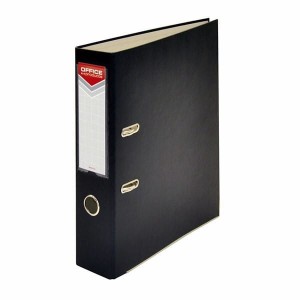 Segregator OFFICE PRODUCTS A4/75 z szyną OFFICER czarny /21011221-05/