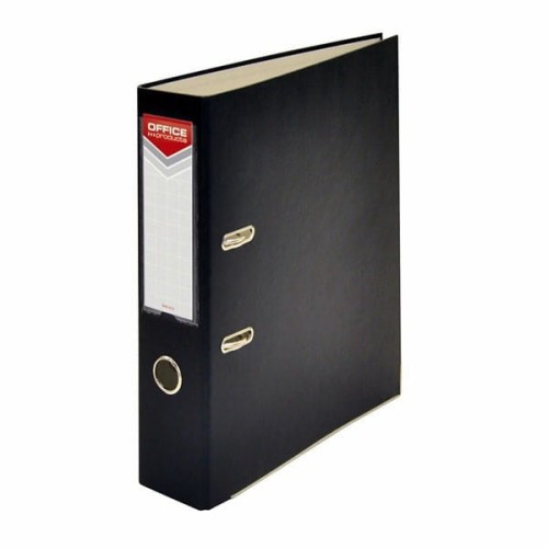 Segregator OFFICE PRODUCT OFFICER A4/55 z szyną czarny.jpg