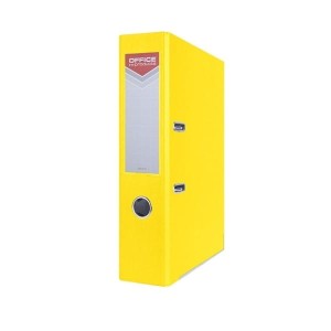 Segregator OFFICE PRODUCTS A4/75 z szyną OFFICER żółty /21011221-06/