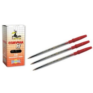Długopis CORVINA 51 1,0mm czerwony 1szt. /160-1403/