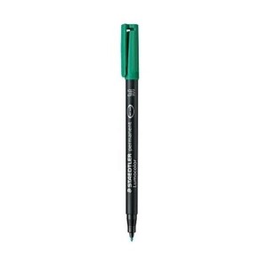 Marker foliopis/do CD 1,0mm M okrągły STAEDTLER LUMOCOLOR zielony 1szt.  /S 317-5/
