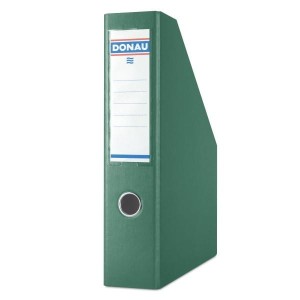 Pojemnik na czasopisma/katalogi kartonowy pokryty PP składany 75x320x245mm DONAU zielony 1szt. /3949001PL-06/
