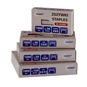 Zszywki 23/20 TAURUS 1000szt /83-344024/