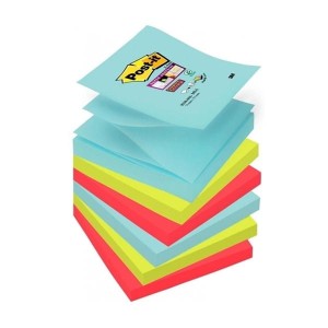 Notes samoprzylepny z-notes/harmonijkowy/ZZ/ZIG-ZAG 76x76mm 6X90 kartek R330-6SS-MIA PALETA MIAMI 3M POST-IT SUPER STICKY /3M-70007011821/