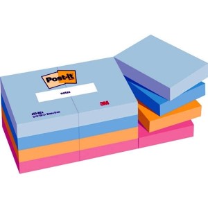 Notes samoprzylepny 38x51mm 12x100 kartek 653-BEA PALETA BEACHSIDE 3M POST-IT /3M-4054596928251/