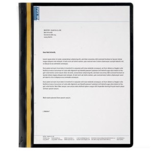 Skoroszyt do oprawy dokumentów A4 DURABIND 1-30 kartek czarny /225001/