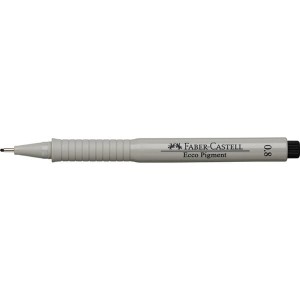 Cienkopis kreślarski 0,8mm FABER-CASTELL ECCO PIGMENT czarny /166899 FC/