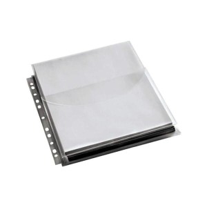 Koszulka zawieszkowa na katalogi z klapką A4 180mic krystaliczna TAURUS 10szt. /TK7003/