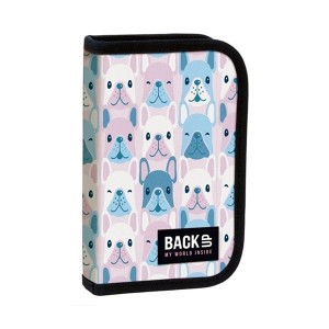 Piórnik pojedynczy dwuklapkowy z wyposażeniem DERFORM BACKUP 4 model SW 74 1szt. /PB4SW74/