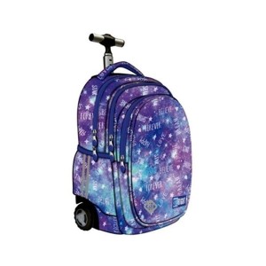 Plecak szkolny młodzieżowy na kółkach TB1 GALAXY GIRL 1szt.