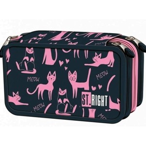 Piórnik potrójny z wyposażeniem PC5 LAZY CATS 1szt.