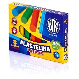 Plastelina 8 kolorów ASTRA /83814902/